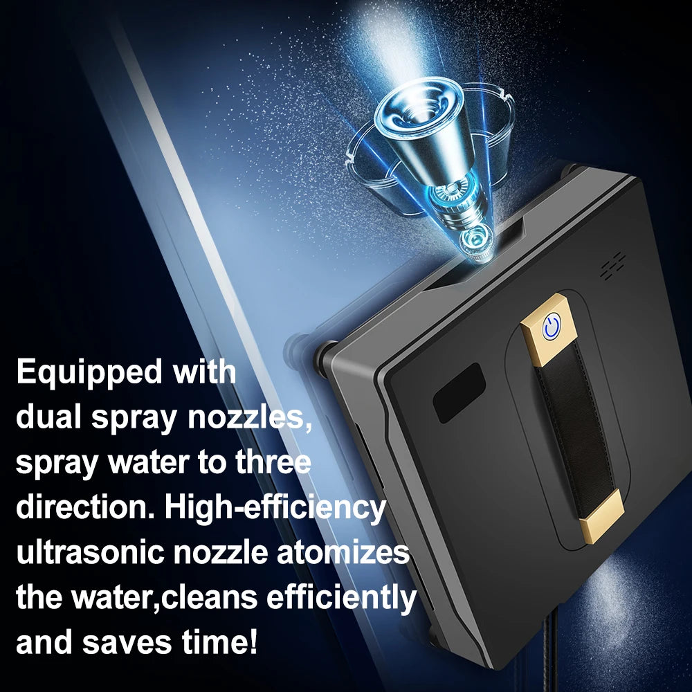 Smart Home Glass Wall Wet Dry Cleaning ,APP&Remote ControlSmart Home Glass Wall Wet Dry Cleaning ,APP&Remote Control